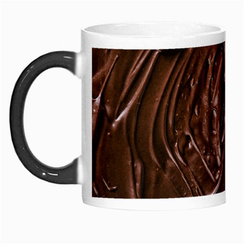 Chocolate Texture, Dark Chocolate Background Morph Mug from ArtsNow.com Left