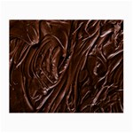 Chocolate Texture, Dark Chocolate Background Small Glasses Cloth