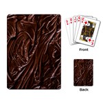 Chocolate Texture, Dark Chocolate Background Playing Cards Single Design (Rectangle)