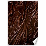 Chocolate Texture, Dark Chocolate Background Canvas 12  x 18 