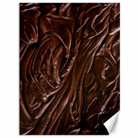 Chocolate Texture, Dark Chocolate Background Canvas 36  x 48  from ArtsNow.com 35.26 x46.15  Canvas - 1