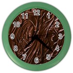 Chocolate Texture, Dark Chocolate Background Color Wall Clock