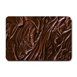 Chocolate Texture, Dark Chocolate Background Small Doormat