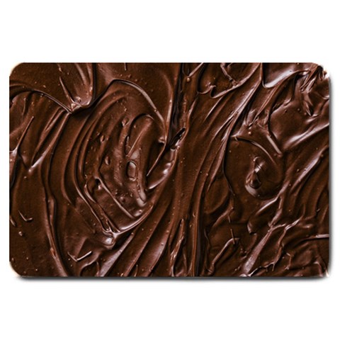 Chocolate Texture, Dark Chocolate Background Large Doormat from ArtsNow.com 30 x20  Door Mat