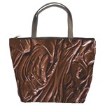 Chocolate Texture, Dark Chocolate Background Bucket Bag