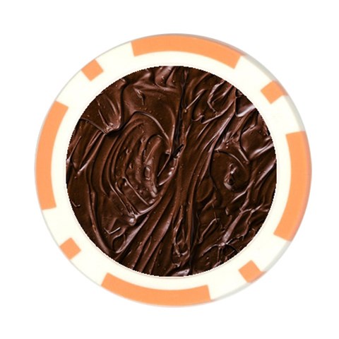 Chocolate Texture, Dark Chocolate Background Poker Chip Card Guard (10 pack) from ArtsNow.com Front