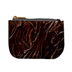 Chocolate Texture, Dark Chocolate Background Mini Coin Purse