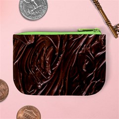 Chocolate Texture, Dark Chocolate Background Mini Coin Purse from ArtsNow.com Back