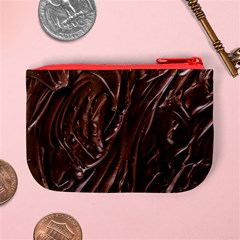 Chocolate Texture, Dark Chocolate Background Mini Coin Purse from ArtsNow.com Back