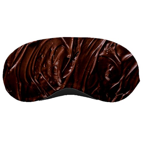 Chocolate Texture, Dark Chocolate Background Sleep Mask from ArtsNow.com Front