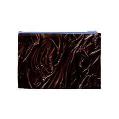 Chocolate Texture, Dark Chocolate Background Cosmetic Bag (Medium) from ArtsNow.com Back