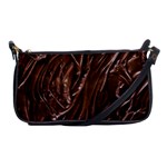 Chocolate Texture, Dark Chocolate Background Shoulder Clutch Bag