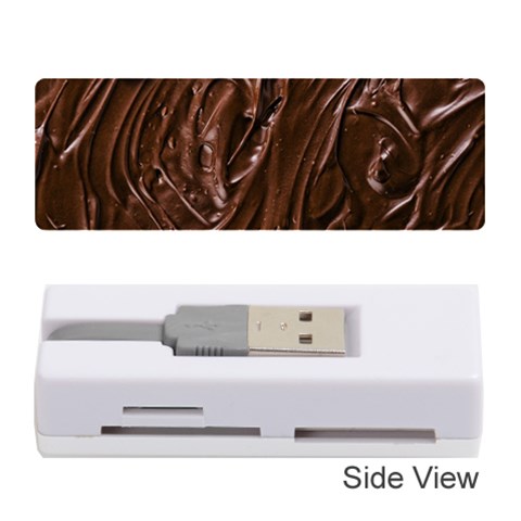 Chocolate Texture, Dark Chocolate Background Memory Card Reader (Stick) from ArtsNow.com Front