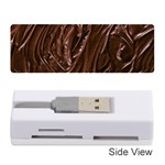 Chocolate Texture, Dark Chocolate Background Memory Card Reader (Stick)