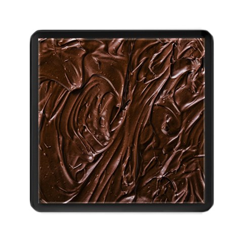 Chocolate Texture, Dark Chocolate Background Memory Card Reader (Square) from ArtsNow.com Front