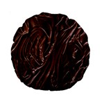 Chocolate Texture, Dark Chocolate Background Standard 15  Premium Round Cushions