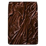 Chocolate Texture, Dark Chocolate Background Removable Flap Cover (L)