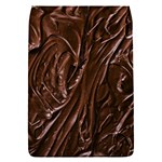 Chocolate Texture, Dark Chocolate Background Removable Flap Cover (S)