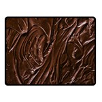 Chocolate Texture, Dark Chocolate Background Two Sides Fleece Blanket (Small)