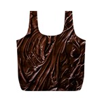 Chocolate Texture, Dark Chocolate Background Full Print Recycle Bag (M)