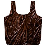 Chocolate Texture, Dark Chocolate Background Full Print Recycle Bag (XL)