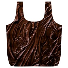 Chocolate Texture, Dark Chocolate Background Full Print Recycle Bag (XL) from ArtsNow.com Back