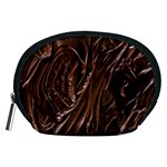 Chocolate Texture, Dark Chocolate Background Accessory Pouch (Medium)