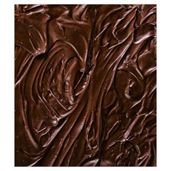 Chocolate Texture, Dark Chocolate Background Drawstring Pouch (Small) from ArtsNow.com Front