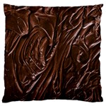 Chocolate Texture, Dark Chocolate Background Standard Premium Plush Fleece Cushion Case (One Side)