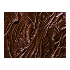 Chocolate Texture, Dark Chocolate Background Two Sides Premium Plush Fleece Blanket (Mini) from ArtsNow.com 35 x27  Blanket Front