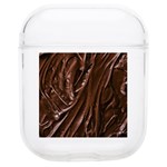 Chocolate Texture, Dark Chocolate Background Soft TPU AirPods 1/2 Case