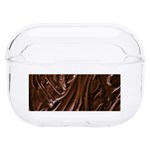 Chocolate Texture, Dark Chocolate Background Hard PC AirPods Pro Case