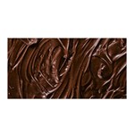 Chocolate Texture, Dark Chocolate Background Satin Wrap 35  x 70 