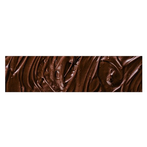 Chocolate Texture, Dark Chocolate Background Oblong Satin Scarf (16  x 60 ) from ArtsNow.com Front