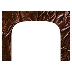 Chocolate Texture, Dark Chocolate Background Toiletries Pouch from ArtsNow.com Front