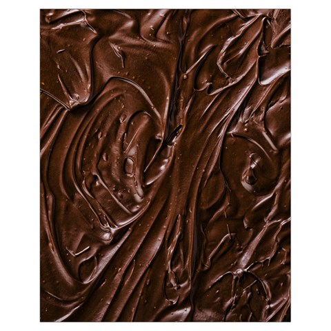 Chocolate Texture, Dark Chocolate Background Drawstring Bag (Small) from ArtsNow.com Front