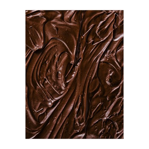 Chocolate Texture, Dark Chocolate Background Medium Tapestry from ArtsNow.com Front