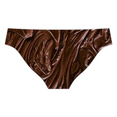 Chocolate Texture, Dark Chocolate Background Cross Back Hipster Bikini Set from ArtsNow.com Back Under