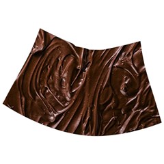 Chocolate Texture, Dark Chocolate Background Babydoll Tankini Top from ArtsNow.com Back