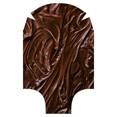 Chocolate Texture, Dark Chocolate Background Luggage Cover (Small) from ArtsNow.com Back