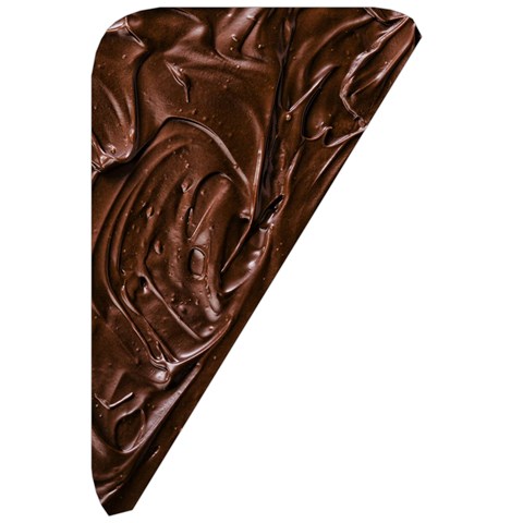 Chocolate Texture, Dark Chocolate Background Belt Pouch Bag (Small) from ArtsNow.com Front Right