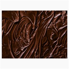 Chocolate Texture, Dark Chocolate Background Roll Up Canvas Pencil Holder (M) from ArtsNow.com Front