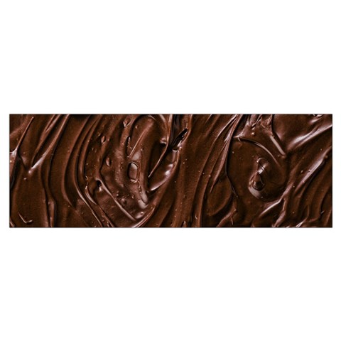 Chocolate Texture, Dark Chocolate Background Wristlet Pouch Bag (Small) from ArtsNow.com Bottom