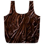 Chocolate Texture, Dark Chocolate Background Full Print Recycle Bag (XXL)