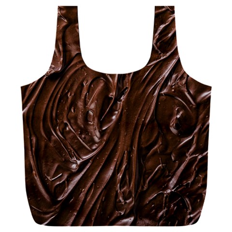 Chocolate Texture, Dark Chocolate Background Full Print Recycle Bag (XXXL) from ArtsNow.com Front