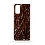 Chocolate Texture, Dark Chocolate Background Samsung Galaxy S20 6.2 Inch TPU UV Case