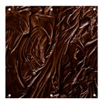 Chocolate Texture, Dark Chocolate Background Banner and Sign 4  x 4 