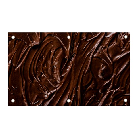 Chocolate Texture, Dark Chocolate Background Banner and Sign 5  x 3  from ArtsNow.com Front