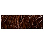 Chocolate Texture, Dark Chocolate Background Banner and Sign 6  x 2 