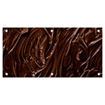 Chocolate Texture, Dark Chocolate Background Banner and Sign 6  x 3 